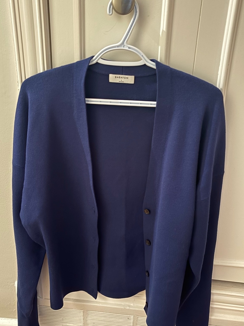 Babaton Navy Lightweight Cardigan